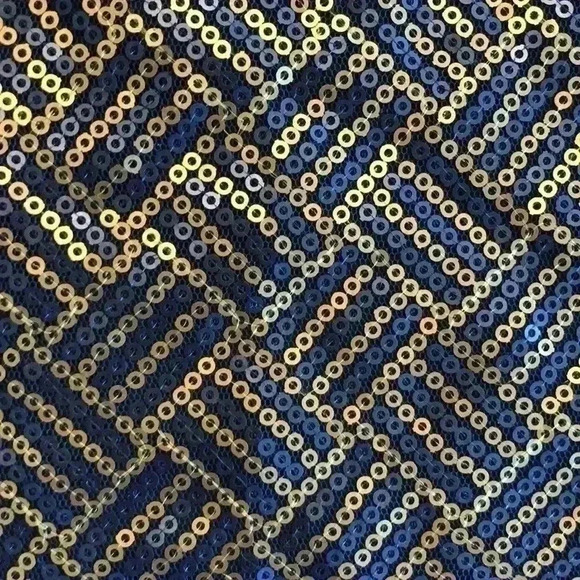 Banana Republic | Gold & Navy Sequins Tank/Cami NWT - Picture 3 of 4